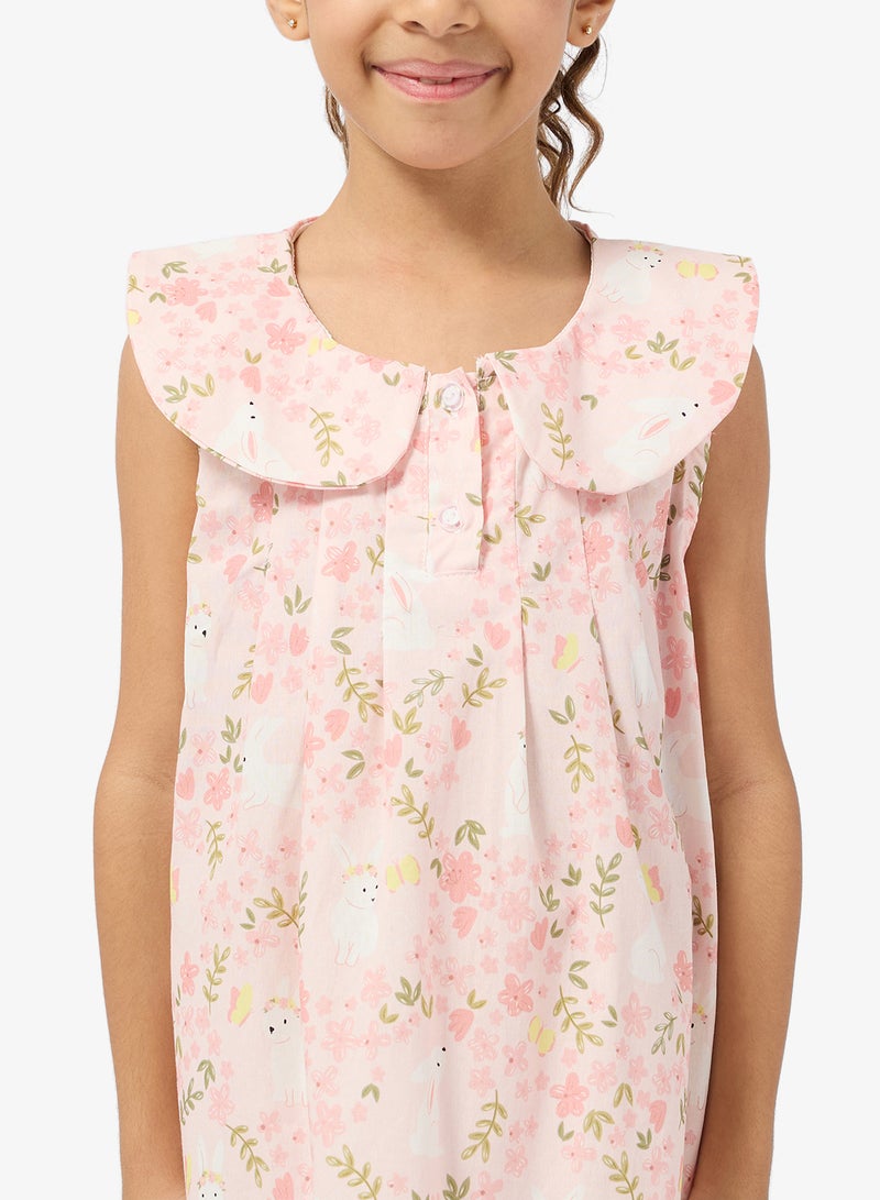 Pinata Floral Print Collar Dress - Image 3